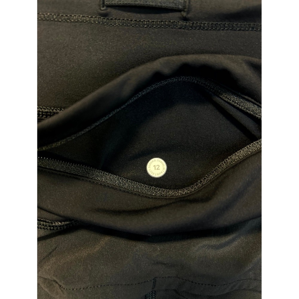 Lululemon Speed Up Mid Rise Short 4" 2021 Women's Size 12 Black Run Stretch Wick - Picture 6 of 14